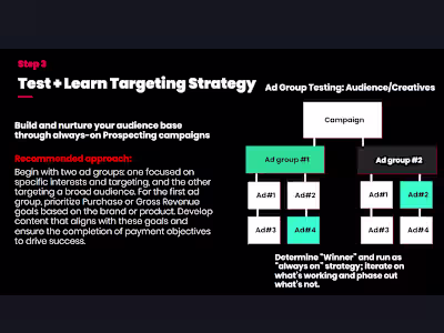 TikTok Ads Test, Learn, and Targeting Strategy