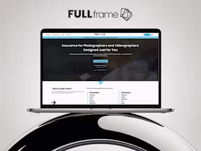 Full Website Design & Development for Full Frame Insurance