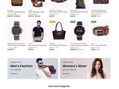 Ecommerce website Design 