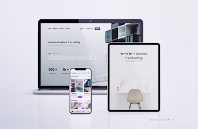 Minimal Design for Real Estate Company