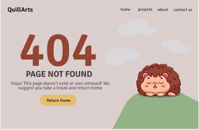Day 008 — 404 Page | 100 days UI challenge