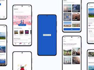 UI/UX Design for ROVE App