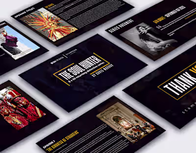 The Soul Hunter - Pitch Deck Presentation Design on Behance