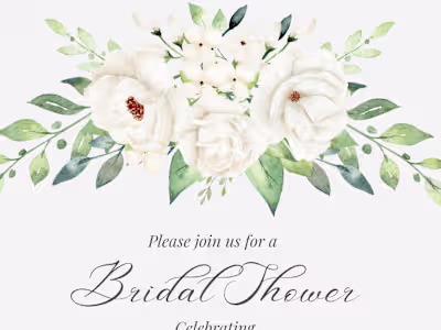 Invitation and stationary design