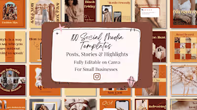 Social Media Templates for Fashion