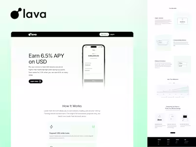 Lava Website Development and Iteration