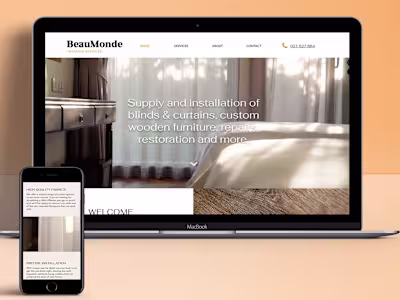 Beaumondenz Professional responsive website and branding