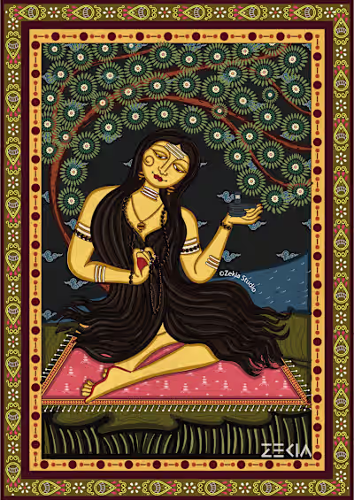 Illustrated Women who give Hope in Pattachitra on Behance