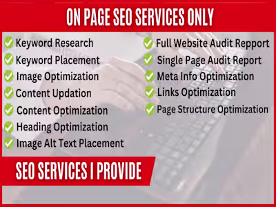 On Page SEO 
