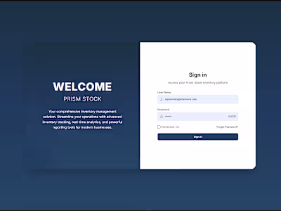 Prism Stock Multi-Tenant SaaS System