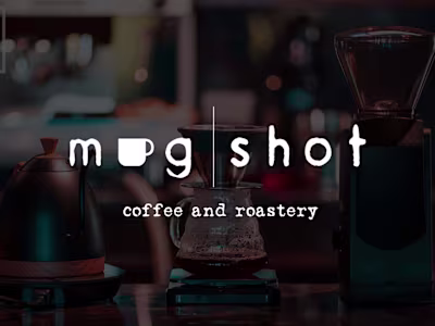 Mugshot Coffee + Roastery | Clean, Modern Branding