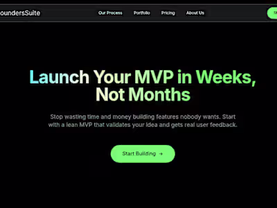 Founders Suite - Rapid MVP Development for Startups