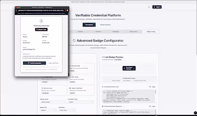 Credential Issuance and Verification Platform Development
