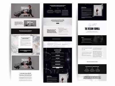 Kajabi Sales Page/Landing Page