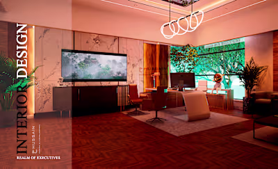 EXECUTIVE OFFICE- DESIGN, MODELING & VISUALIZATOIN 