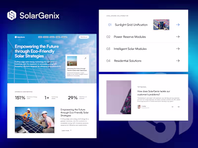 SolaxGenix - Business Website Template