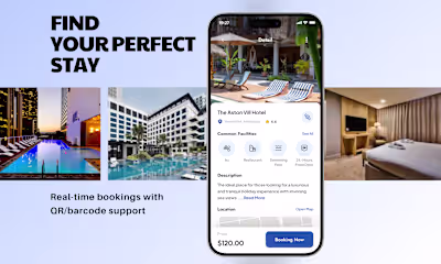 StayEase Hotel Booking App Development