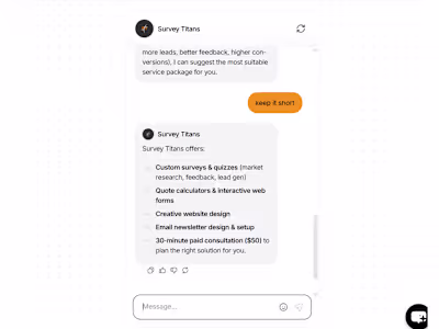 Automating Support for Survey Titans with a Custom AI Agent
