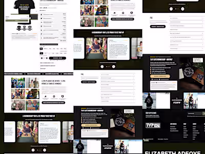 Product Page Build For T.V.P. Elite 