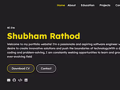 A personal Portfolio 