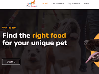 Pets Food -Best Service Pets Dunya