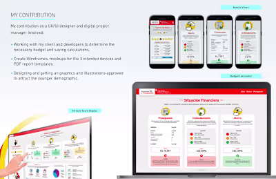 Educational Financial Calculator Web App