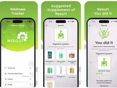 Wellness tracker app | React Native