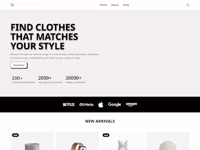 Shaolin Wears : An Ecommerce Website
