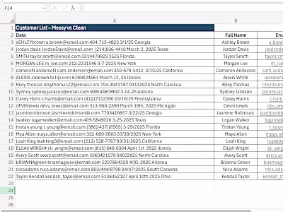 Data Entry Portfolio