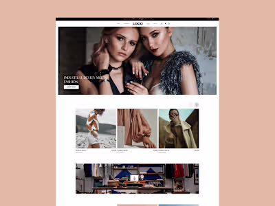 UI/UX Design for Clothing Shopify Theme