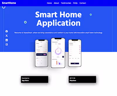 SmartHome website
