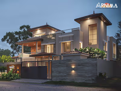 3D Real estate rendering