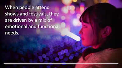Consumer Insights at Shows and Festivals