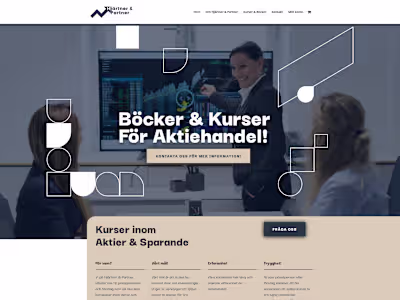 Divi website design for a