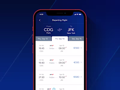 Air France - UI/UX