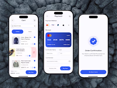 Vesty Fashion Shopping App Design
