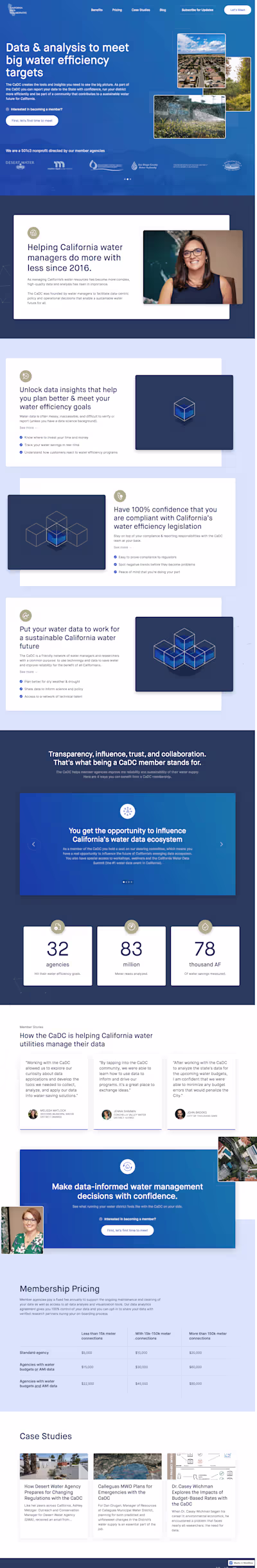 I made California water managers feel like superheroes with data