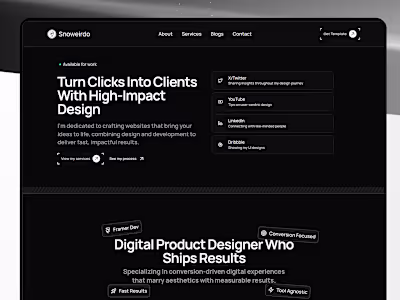 Responsive Homepage Design