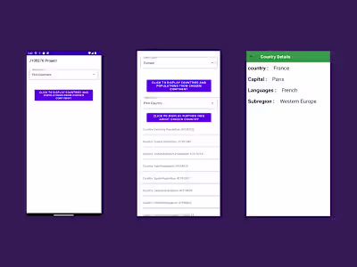 Country Picker Android App Development
