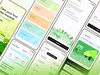 Mobile app to recycle & dispose waste