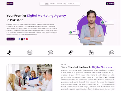 Landing Page Design In Figma