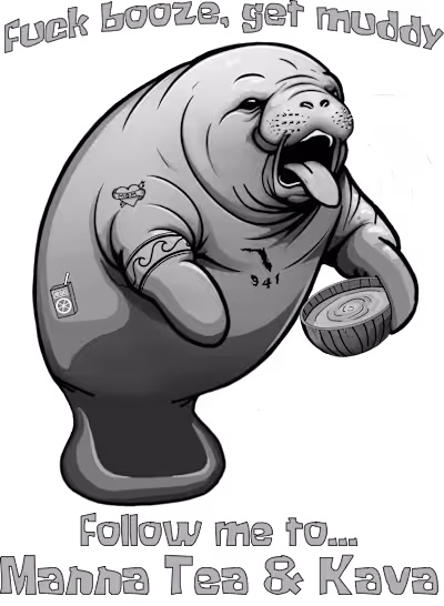 Shirt designs for Manna Tea & Kava Bar