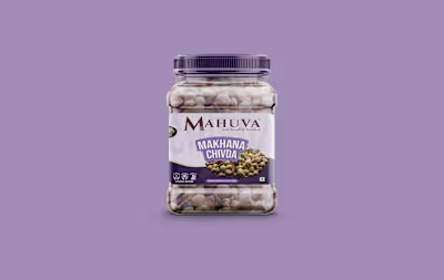 Label Design for Mahuva Sweets & Snacks :: Behance