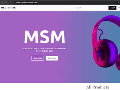 Ecommerce Web-App