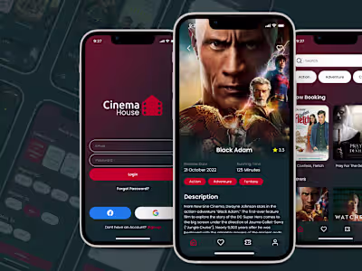 App Design - Cinema House