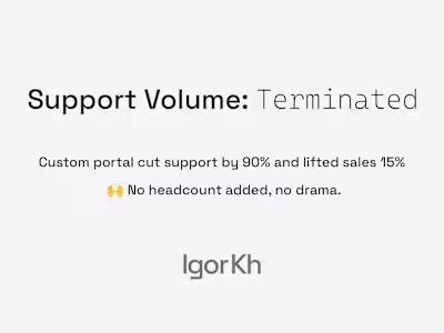 Self-Service Portal for Growing Hosting Provider