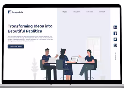 Design Agency Landing Page