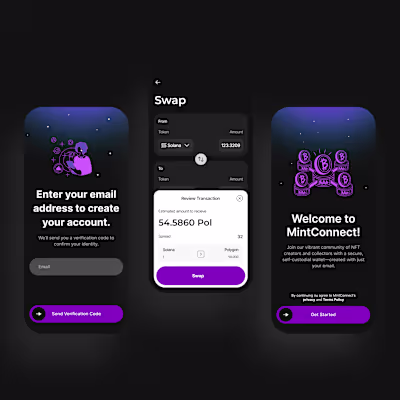 MintConnect – UX/UI Redesign for NFT Marketplace
