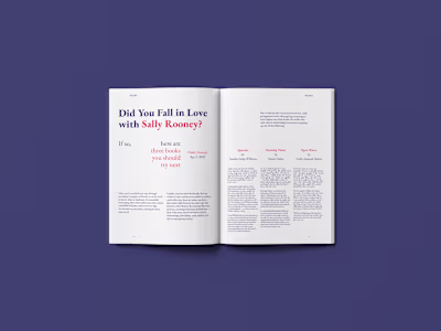 Magazine spread (2023)