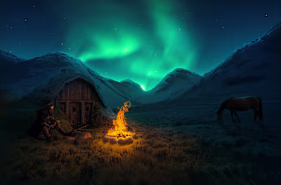 Photoshop (the lonely viking)